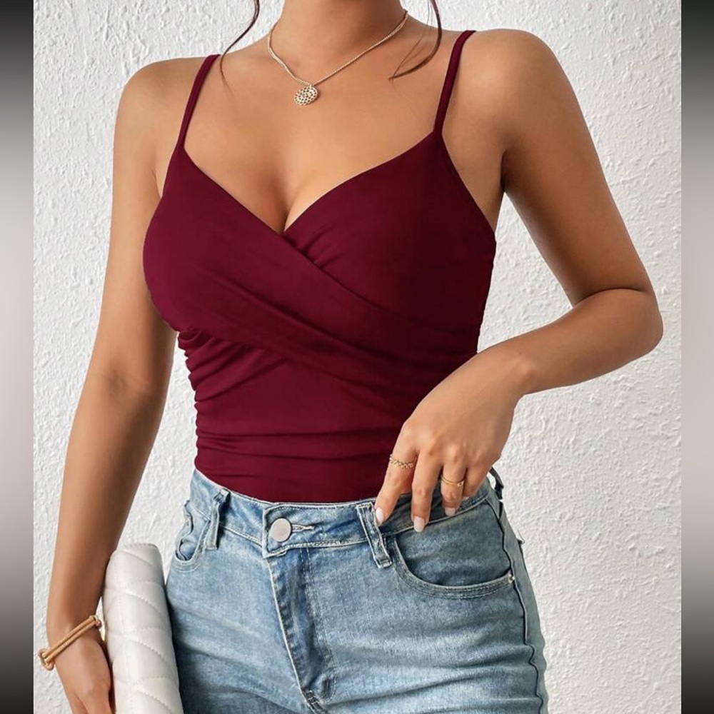 Twist front cami bodysuit - Picture 8 of 16
